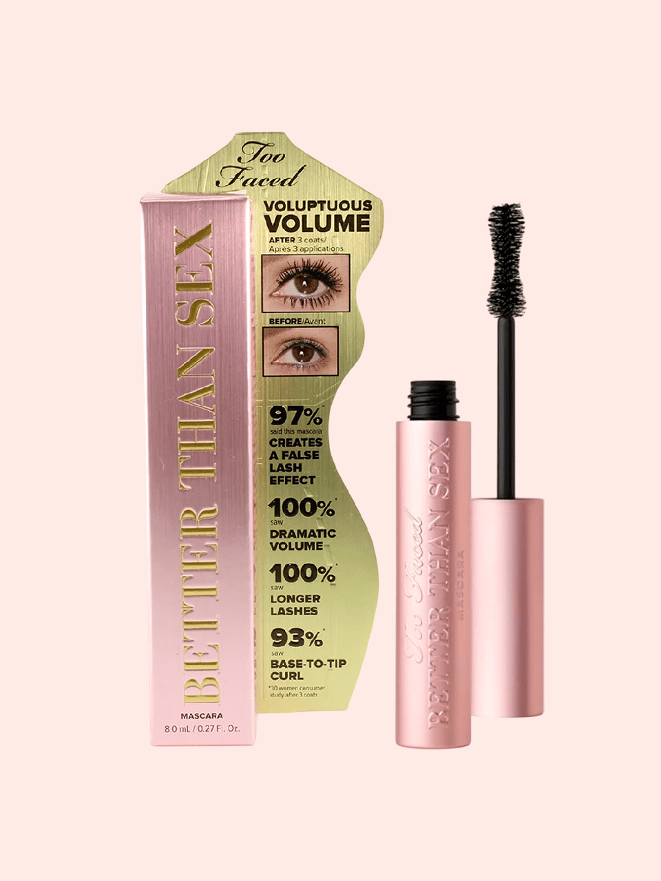 Mascara de Pestañas Better Than Sex Too Faced