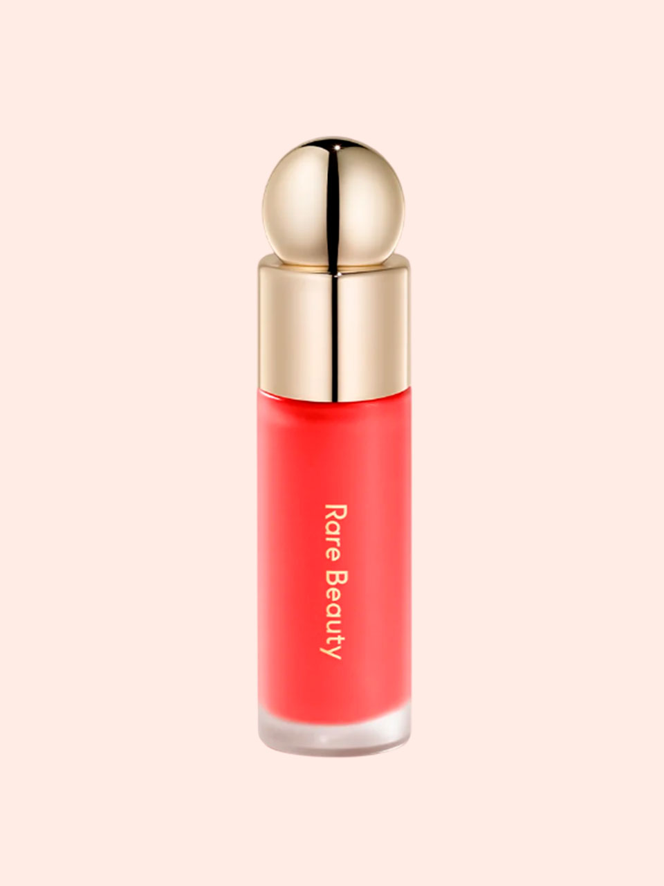 Rare Beauty blush liquido tono happy